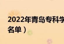 2022年青島?？茖W(xué)校有哪些（最新高職院校名單）