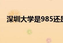 深圳大學(xué)是985還是211（是重點(diǎn)大學(xué)嗎）