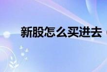 新股怎么買進(jìn)去（申購(gòu)流程規(guī)則如下）
