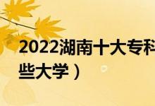 2022湖南十大?？茖W(xué)校排名（高職可以考哪些大學(xué)）