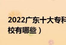 2022廣東十大?？茖W(xué)校排名（最好的大專院校有哪些）