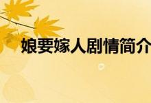 娘要嫁人劇情簡介（娘要嫁人劇情內(nèi)容）