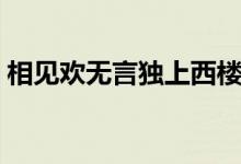 相見歡無言獨(dú)上西樓（相見歡無言獨(dú)上西樓）