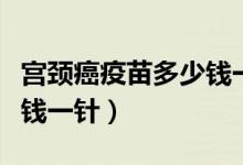 宮頸癌疫苗多少錢(qián)一針廣西（宮頸癌疫苗多少錢(qián)一針）