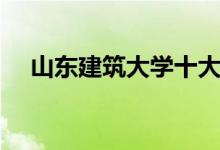 山東建筑大學(xué)十大專業(yè)（哪些專業(yè)最好）