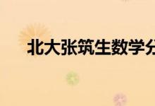 北大張筑生數(shù)學分析（bd職責是什么）