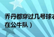 喬丹都穿過幾號球衣（喬丹穿過幾個號碼球衣在公牛隊）