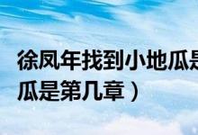 徐鳳年找到小地瓜是多少章（徐鳳年找到小地瓜是第幾章）