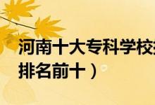 河南十大?？茖W(xué)校排名2022（高職高專院校排名前十）