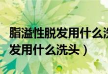 脂溢性脫發(fā)用什么洗頭發(fā)不會掉發(fā)（脂溢性脫發(fā)用什么洗頭）
