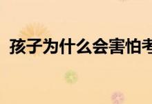 孩子為什么會害怕考試甚至邊學(xué)都不想上了