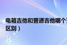 電箱吉他和普通吉他哪個(gè)更好（電箱吉他和普通吉他有什么區(qū)別）