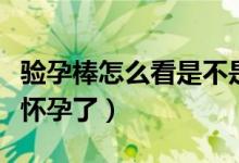 驗(yàn)孕棒怎么看是不是宮外孕（驗(yàn)孕棒怎么看是懷孕了）