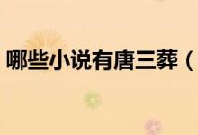 哪些小說(shuō)有唐三葬（唐三葬是哪部小說(shuō)主角）