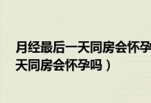 月經(jīng)最后一天同房會(huì)懷孕嗎?平時(shí)月經(jīng)不規(guī)律（月經(jīng)最后一天同房會(huì)懷孕嗎）