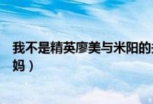我不是精英廖美與米陽(yáng)的關(guān)系（米陽(yáng)爸爸為什么離開(kāi)廖美媽媽）