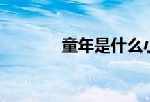 童年是什么小說(shuō)（作者是誰(shuí)）
