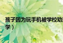 孩子因為玩手機(jī)被學(xué)校勸退（學(xué)?；貞?yīng)學(xué)生上課玩手機(jī)被退學(xué)）