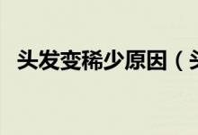 頭發(fā)變稀少原因（頭發(fā)變稀少是怎么回事）