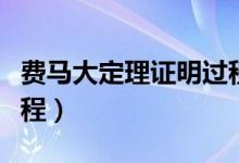 費馬大定理證明過程視頻（費馬大定理證明過程）