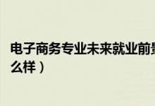 電子商務專業(yè)未來就業(yè)前景（2022電子商務專業(yè)就業(yè)前景怎么樣）