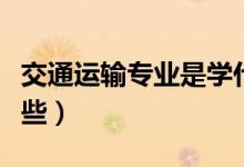 交通運(yùn)輸專業(yè)是學(xué)什么的（主要就業(yè)方向有哪些）
