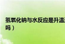 氫氧化鈉與水反應是升溫還是降溫（氫氧化鈉與水反應放熱嗎）