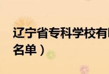 遼寧省?？茖W(xué)校有哪些（2022最新高職院校名單）