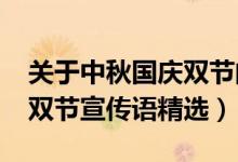 關(guān)于中秋國(guó)慶雙節(jié)的宣傳語（2020中秋國(guó)慶雙節(jié)宣傳語精選）