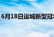 6月18日運城新型冠狀病毒肺炎疫情最新消息