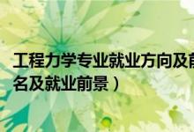 工程力學專業(yè)就業(yè)方向及前景（2022年工程力學專業(yè)大學排名及就業(yè)前景）