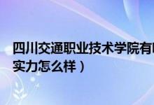 四川交通職業(yè)技術(shù)學(xué)院有哪些專業(yè)（四川交通職業(yè)技術(shù)學(xué)院實力怎么樣）