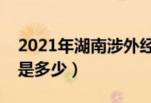 2021年湖南涉外經(jīng)濟學(xué)院學(xué)費（各專業(yè)學(xué)費是多少）