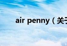 air penny（關于air penny的介紹）