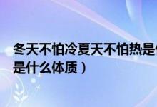冬天不怕冷夏天不怕熱是什么原因（冬天不怕冷夏天不怕熱是什么體質）
