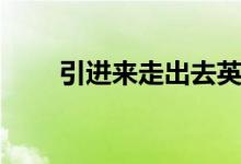 引進(jìn)來(lái)走出去英文（引進(jìn)來(lái)走出去）