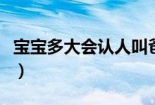 寶寶多大會(huì)認(rèn)人叫爸爸媽媽（寶寶多大會(huì)認(rèn)人）