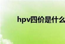 hpv四價是什么（hpv四價是什么）