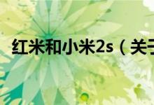 紅米和小米2s（關于紅米和小米2s的介紹）