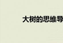 大樹的思維導(dǎo)圖（大樹的特點）