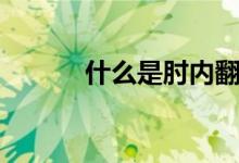 什么是肘內翻（什么是肘內翻）