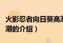 火影忍者向日葵高潮（關(guān)于火影忍者向日葵高潮的介紹）