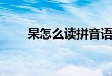 杲怎么讀拼音語(yǔ)音（杲怎么讀拼音）