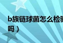 b族鏈球菌怎么檢驗(yàn)（b族鏈球菌怎么檢查疼嗎）