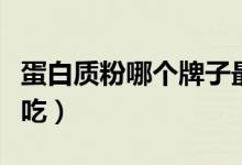 蛋白質(zhì)粉哪個(gè)牌子最好最便宜（蛋白質(zhì)粉怎樣吃）