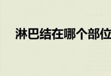 淋巴結在哪個部位（淋巴結在哪里部位）