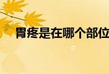 胃疼是在哪個部位（胃疼是在哪個部位）