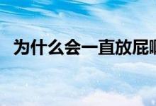 為什么會(huì)一直放屁啊（為什么會(huì)一直放屁）