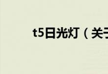 t5日光燈（關于t5日光燈的介紹）