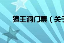猿王洞門票（關(guān)于猿王洞門票的介紹）